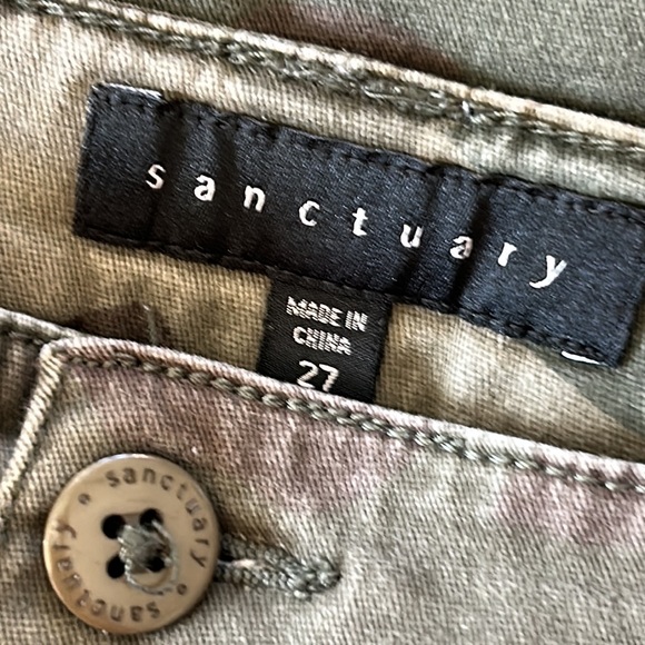 Sanctuary by Anthropologie Camo Print Skinny Jeans w MEASUREMENTS Size 27 - Picture 3 of 9